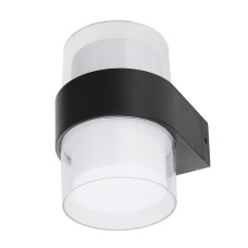 Уличный настенный светильник Uniel ULU-P22B-2x5W/4000K IP65 BLACK UL-00010516