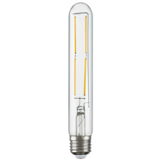 Лампа светодиодная филаментная Lightstar LED Filament E27 6W 4000K трубчатая прозрачная 933904