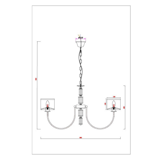 Подвесная люстра Arte Lamp Attore A4092LM-8CC