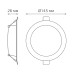 Встраиваемый светильник Gauss Elementary Downlight 997420212