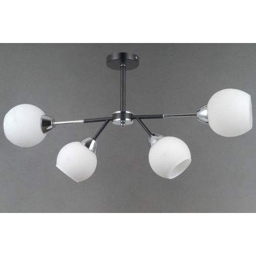 Люстра на штанге Illumico IL0715-4CSQ-24 BK CR LIBRA
