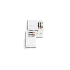 Соединитель угловой L для светодиодной ленты 2835 12/24V (3 конт.) GS6601 (10шт) Ambrella Light Illumination GS6601