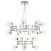 Подвесная люстра Crystal Lux LUXURY SP16+8 CHROME