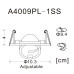 Точечный светильник Arte Lamp Accento A4009PL-1SS