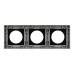 Рамка 3-местная алюминиевая Arlight FRM-PRESTO-ALR-3-GR 043873