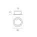 Насадка торцевая на светильник RULLO dia 80 mm Lightstar Rullo 204486