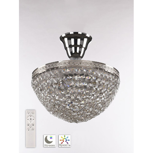 Потолочный светильник Bohemia Ivele Crystal 19321/25IV/LED-DIM Ni