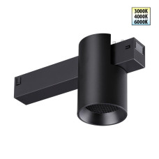 Трековый светодиодный светильник с переключателем цветовой темперетуры Novotech Port Vector 359954 Трековый светодиодный светильник с переключателем цветовой темперетуры Novotech Port Vector 359954