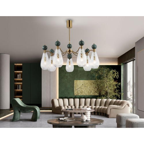 Люстра на штанге Ambrella Light High Light Ceramo Modern LH53293