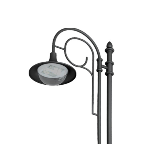 Уличный консольный светильник Arlight OXOR-AMPIL-LUZ-580х480-100W Day4000 (BK, 120 deg, 230V) 052450
