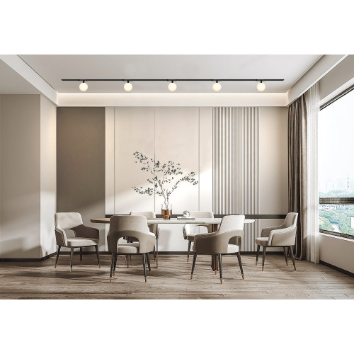 Трековый магнитный светильник iLedex Vision 4825-046-D120-6W-340DG-3000K-BK