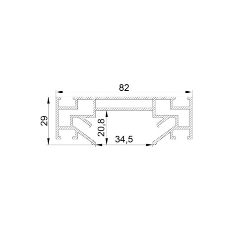 Профиль для натяжного потолка Lightstar Barra 502420