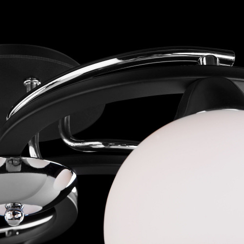 Потолочный светильник Eurosvet 9654/5 хром/черный 00000065865