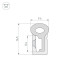 Силиконовый профиль Arlight WPH-FLEX-0817-SIDE-S8-20m WHITE 041088