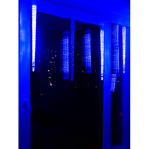 Светодиодная гирлянда (11125) Uniel занавес Сосульки 220V синий ULD-E3005-300/DTK BLUE IP44 ICICLE