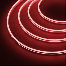 Светодиодная лента герметичная Arlight MOONLIGHT-SIDE-A168-4x10mm 24V Red 7.2 W/m, IP65, 2835, 5m, wire x1 038313