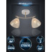 Потолочный светильник Seven Fires Goriya SF3383/2C-WT-FGD-AM