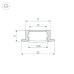 Алюминиевый профиль Arlight LINE-2308-F-2000 WHITE 044237
