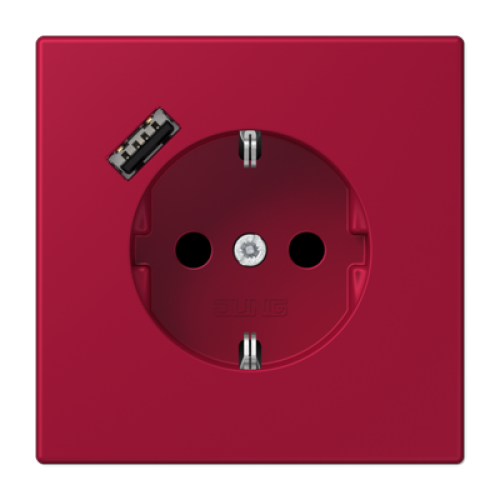 Розетка 2K+З USB Typ A Jung LC1520-18A229