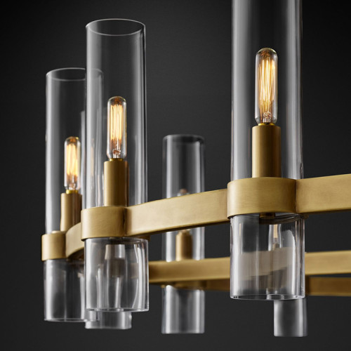 Подвесная люстра Delight Collection Ravelle MT8888-8H antique brass Подвесная люстра Delight Collection Ravelle MT8888-8H antique brass