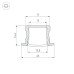Алюминиевый профиль Arlight LINE-2315-F-2000 ANOD BLACK 044278