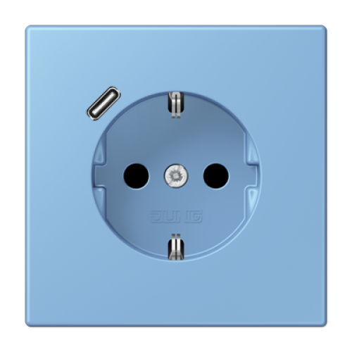 Розетка 2K+З USB Typ C Jung LC1520-18C256