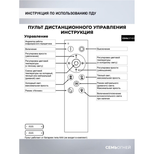 Потолочная люстра Seven Fires Pauli SF7097/3C-WT