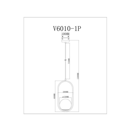 Подвесной светильник Moderli Klaster V11585-1P