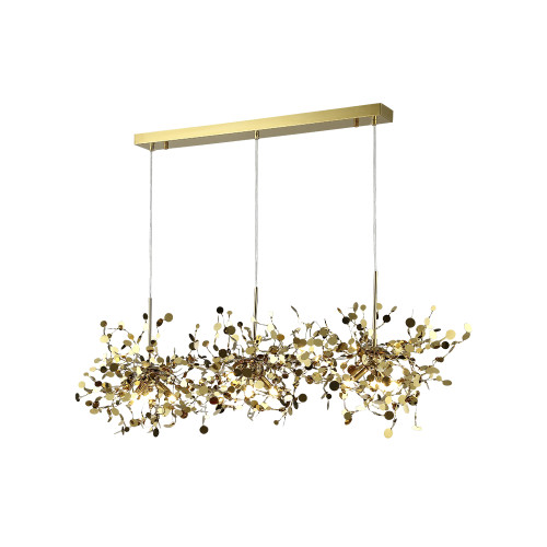 Подвесной светильник Crystal Lux GARDEN SP3х3 L1200 GOLD