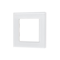 Рамка одноместная Arlight FRM-GLARE-GS-1-WH 043786