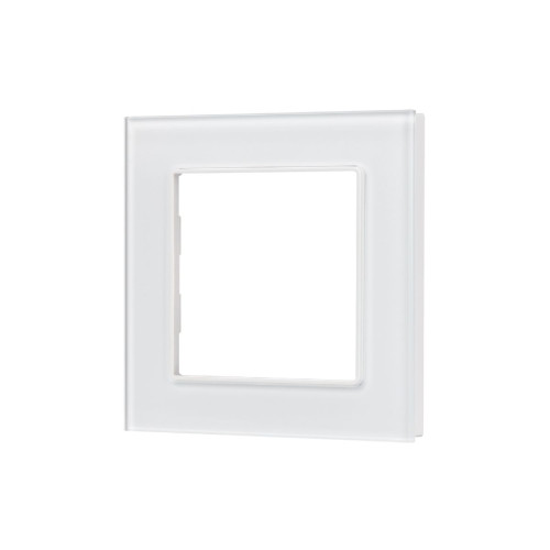 Рамка одноместная Arlight FRM-GLARE-GS-1-WH 043786