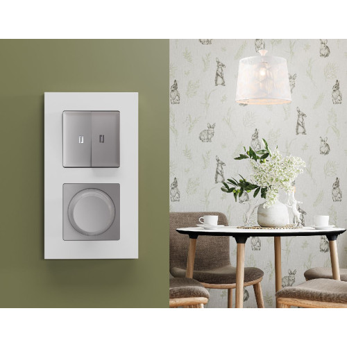 Рамка двухместная Ambrella Volt Qubi AF250122