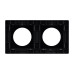 Рамка 2-местная алюминиевая Arlight FRM-PRESTO-ALR-2-BK 043875