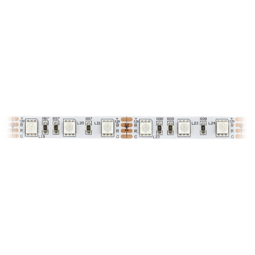 Светодиодная лента Эра 12В 5050 14,4Вт/м RGB 5м IP20 LS5050-14,4-60-12-RGB-IP20-2year-5m KU-5050AD-60D-RGB Б0044122