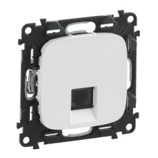 Телефонная розетка RJ11 Legrand Valena Allure белая 753738