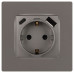 Розетка со шторками с USB type-A+C Эра 12-4108-16 Б0067762