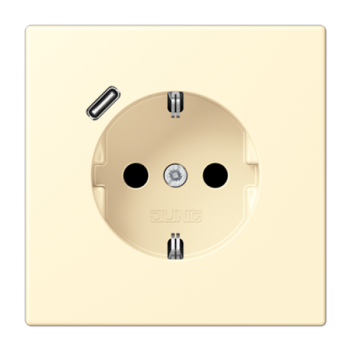 Розетка 2K+З USB Typ C Jung LC1520-18C201