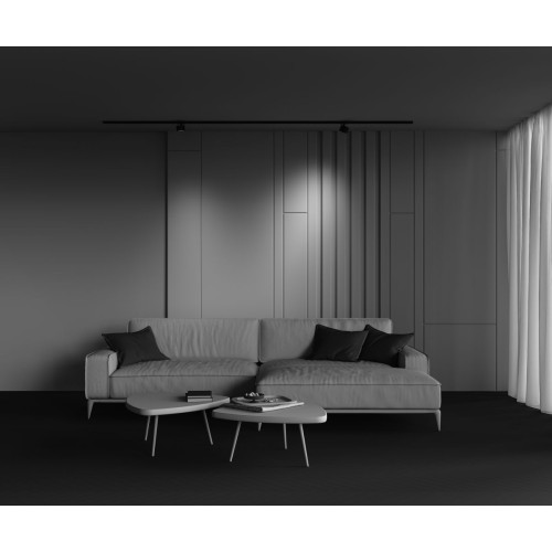 Трековый однофазный светильник Maytoni Glare TR225-1-GX53-B