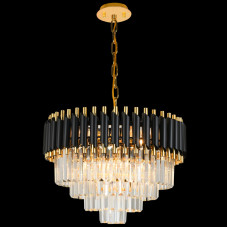 Подвесная люстра Natali Kovaltseva DARIAN 76017/10C GOLD BLACK