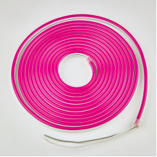 Светодиодная лента Uniel ULS-N11-2835-120LED/m-8mm-IP67-DC24V-10W/m-15M-PINK катушка в герметичной упаковке