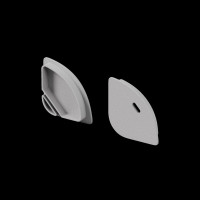 Комплект заглушек для профиля 3030 2шт Maytoni Led Strip ALM-3030-EC 642073