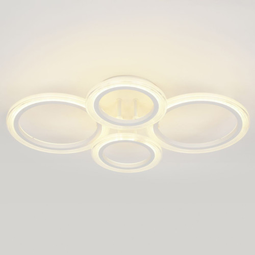 Потолочный светильник Эра Модерн Ring CLL-1-59W 3K-6,5K RC WH