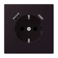 Розетка 2K+З USB Typ AC Jung LC1520-15CA248