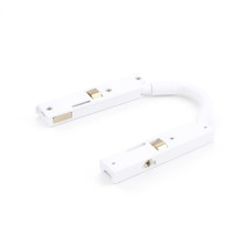 Коннектор гибкий для магнитного шинопровода Arlight MAG-MICROCOSM-CON-FLEX-LONG-POWER (WH) (IP20 Пластик) 062989