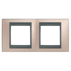 Рамка 2-постовая Schneider Electric Unica Top MGU66.004.296
