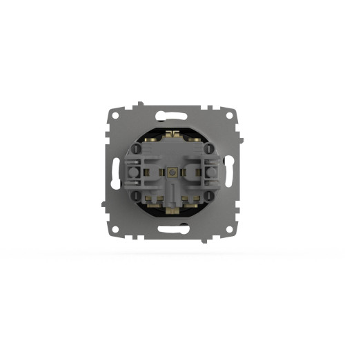 Розетка с крышкой и заземлением ELBI Zena Vega 609-014800-218