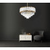 Подвесная люстра Lumina Deco Funneli LDP 6003-500 WT+F.GD