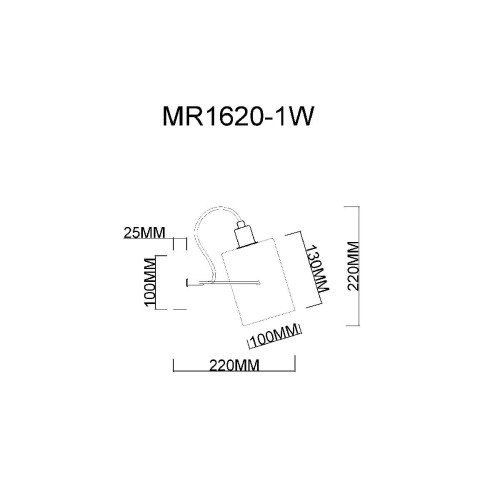 Бра MyFar Sara MR1620-1W