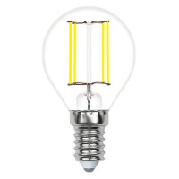 Лампа светодиодная филаментная Volpe E14 6W 4000K прозрачная LED-G45-6W/4000K/E14/CL/SLF UL-00008317
