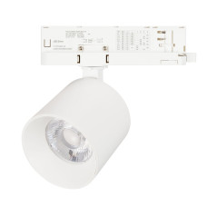 Трековый трехфазный светильник Arlight LGD-DYKE-4TR-R90-26W Day4000 (WH, 50 deg, 230V, DALI) (IP20 Металл) 058695